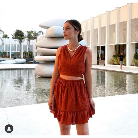 ZARA BLOGGER FAVORITE OPENWORK EMBROIDERED DRESS\ - Picture 4 of 13